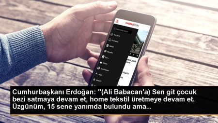 Cumhurbaşkanı Erdoğan: “(Ali Babacan’a) Sen git çocuk bezi satmaya devam et, home dokuma üretmeye devam et. Üzgünüm, 15 sene yanımda bulundu fakat…